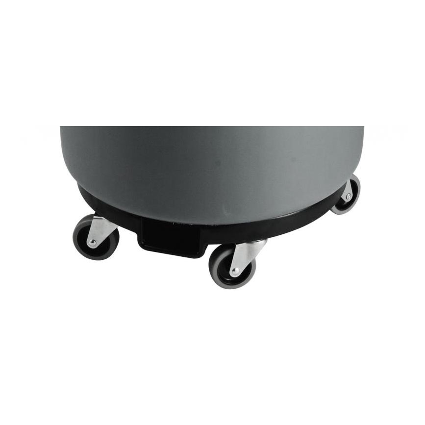 Omcan 43555 Dolly for 32-Gallon Trash Can #80586, Plastic with Swivel Casters