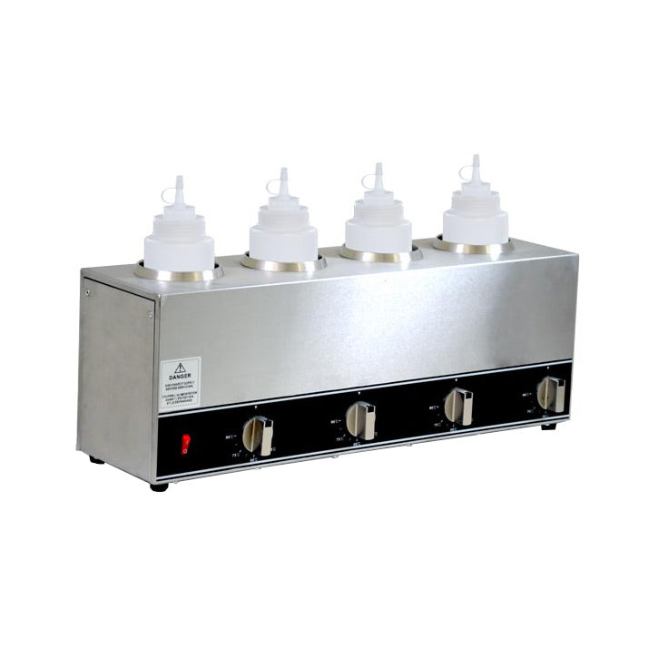 Omcan 44180 (Fw-Cn-1604) Quadruple Bottle Sauce Warmer, Countertop | (4) squeeze bottles