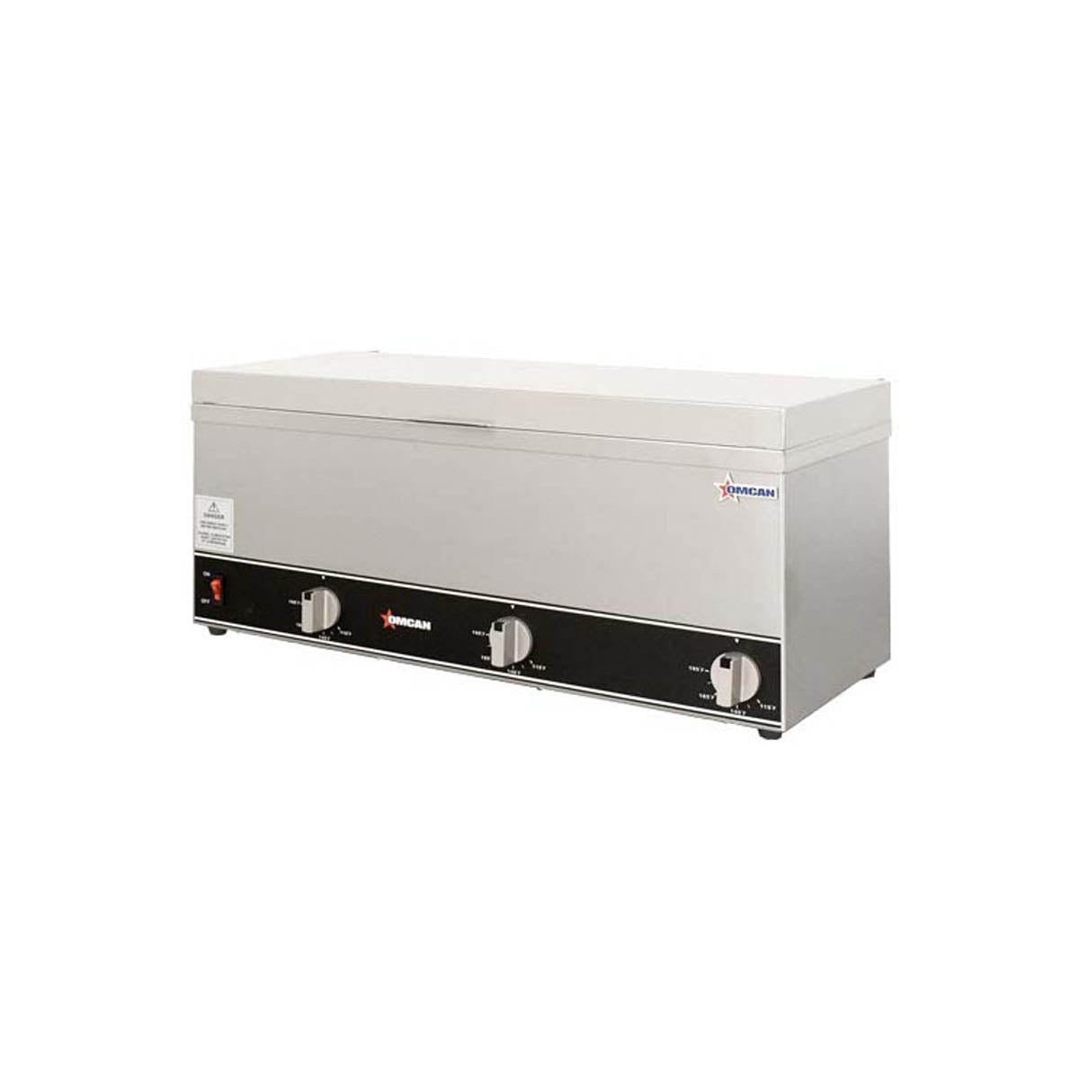 Omcan 44183 (Fw-Cn-0253) Triple Pot Sauce Warmer, Countertop, Power Switch | 24.37" Wide