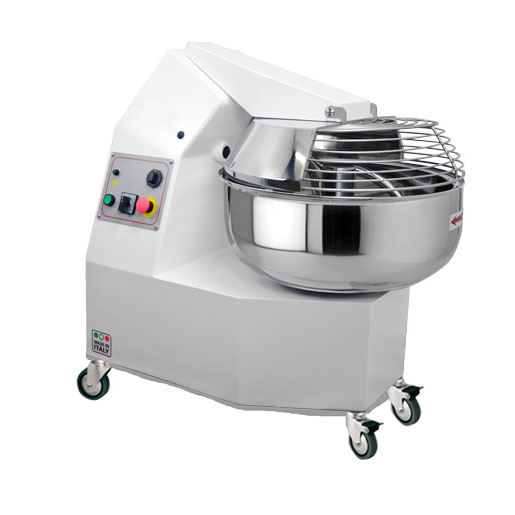 Omcan 44256 (Mx-It-0025) Dough Fork Mixer, 55 Lb. Capacity, 1 Speed, Timer | 22.05" Wide
