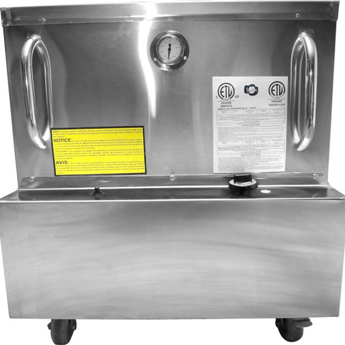 Omcan 44285 (Ce-In-3232) Tandoor Clay Oven, Natural Gas, 32"W X 32"D X 36"H