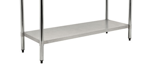 Omcan 44291 Undershelf Work Table | galvanized
