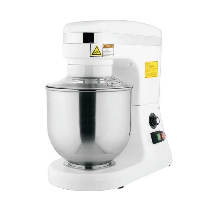 Omcan 44306 Countertop 7 qt Planetary Mixer with Guard, Variable Speed, 0,36 hp | 9.06" Wide