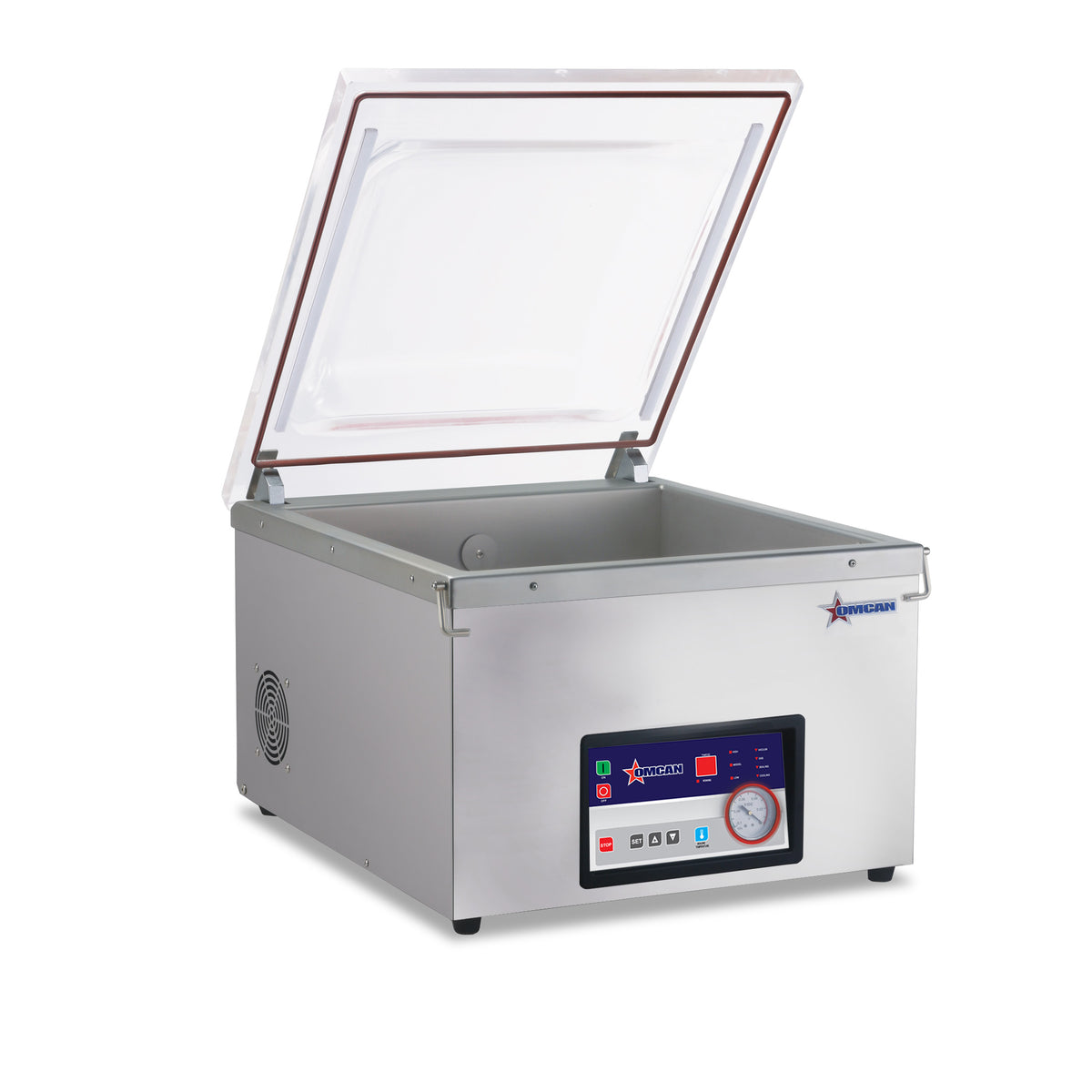 Omcan 44594 Countertop Chamber Vacuum Packaging Machine with 20.47" x 0.31" Seal Bar | stainless steel