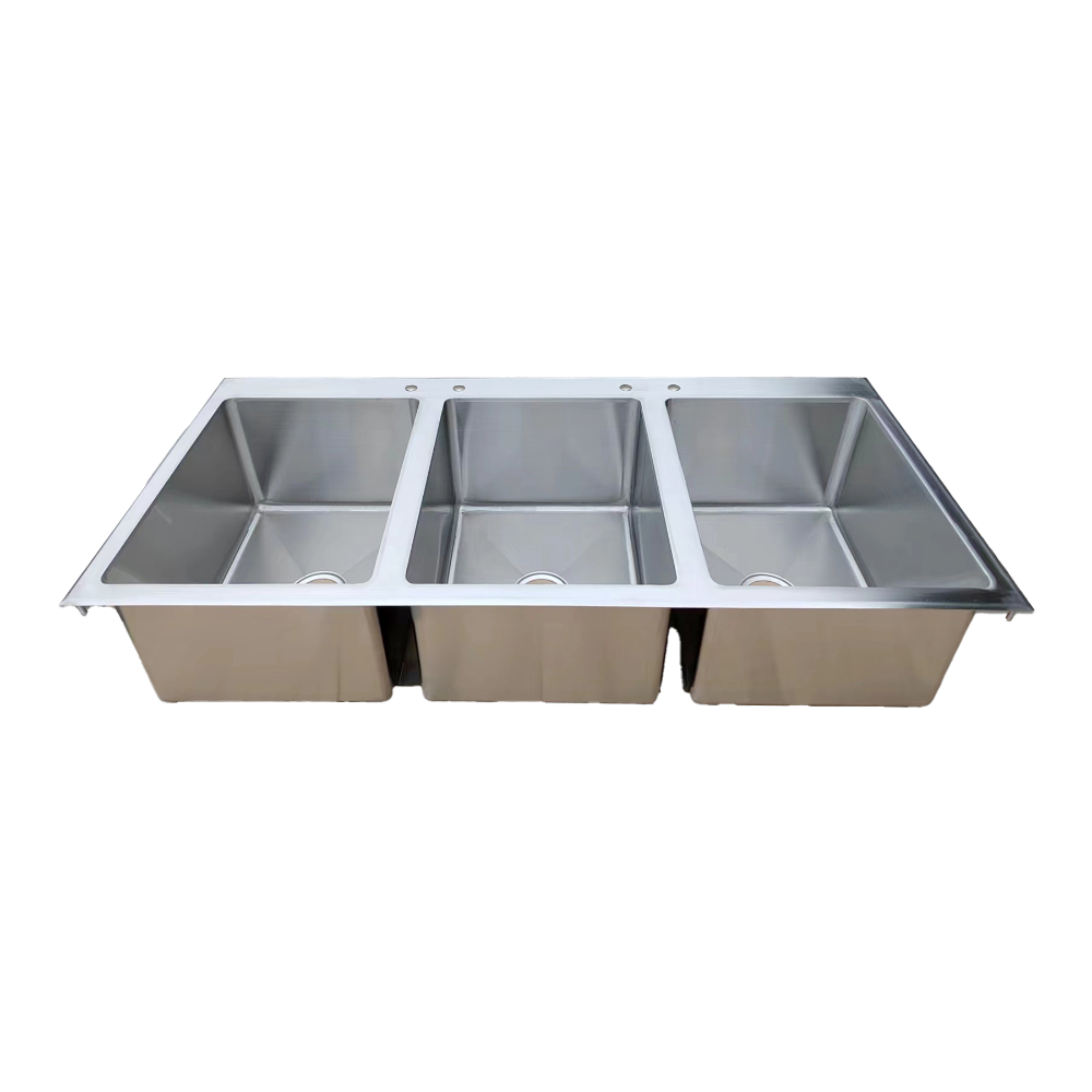 Omcan 44604 Drop-In Sink | 25" Wide