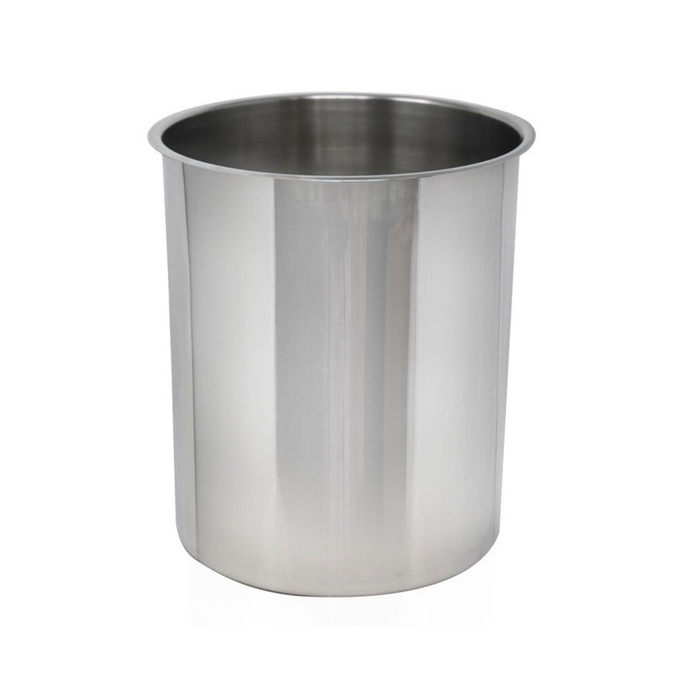 Omcan 44656 Bain Marie Pot - 6 Qt, 8" Dia. x 9" Deep, Stainless Steel Construction