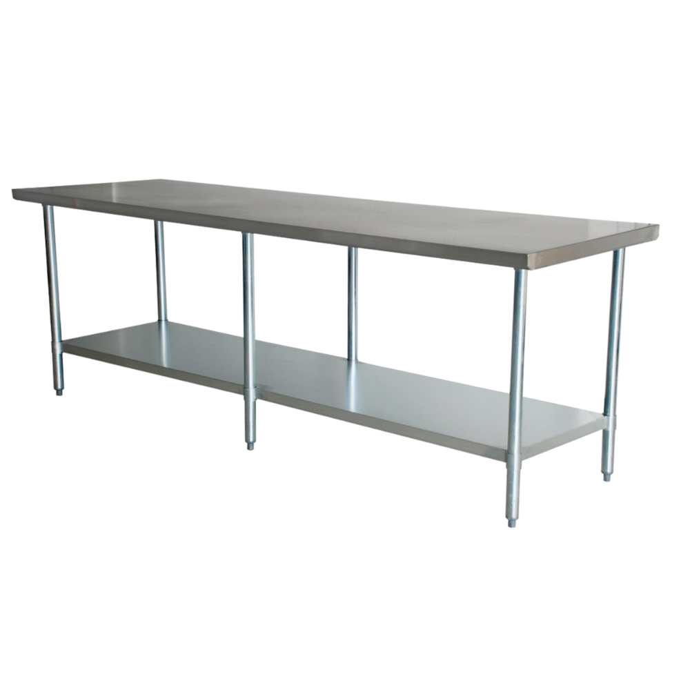 Omcan 45154 (45154) Work Table, 108"W X 24"D X 34"H