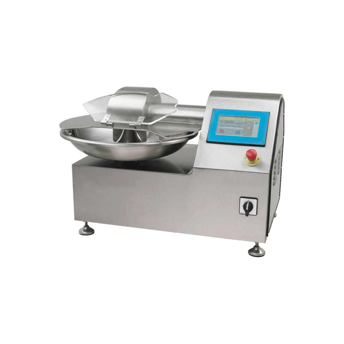 Omcan 46215 15 Liter Food Processor Bowl Cutter, 750-3000 RPM Variable Knife Speed, 3 hp | 34" Wide