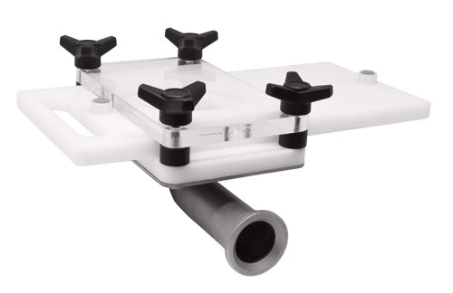 Omcan 46955 Trento Hamburger Patty Former, for F-Series Hydraulic Sausage Stuffers | 7.4" Wide