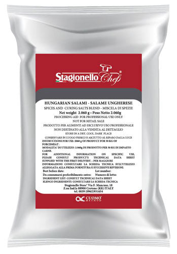 Omcan 47003 Curing Salts & Spice Blends For Rapid Fermentation Hungarian Salami, 2.06 Kg - 1/Bag
