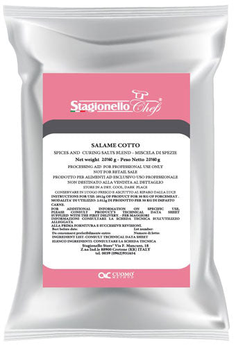 Omcan 47007 Curing Salts & Spice Blend for Cooked Salami Mortadella, 1 kg Bag - 1/Bag
