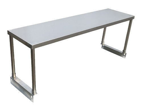 Omcan 47018 Table-Mounted Overshelf | 44" Wide