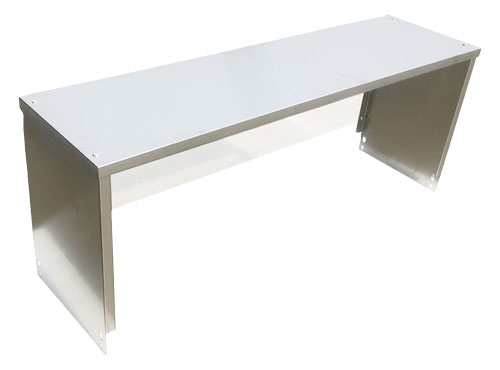 Omcan 47022 Sneeze Guard For 3 Pan Steam Table, 44"W X 12"D X 15"H