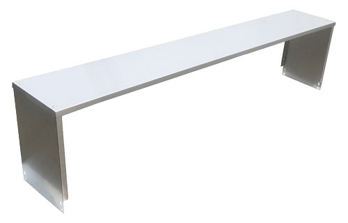 Omcan 47023 Sneeze Guard For 4 Pan Steam Table, 58"W X 12"D X 15"H
