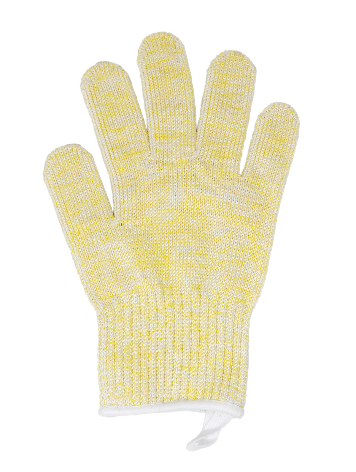 Omcan 47257 Cut-Resistant Reversible 5-Finger Glove, Large Size, White Band, Cut Protection