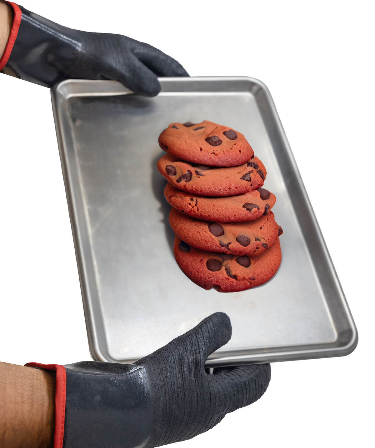 Omcan 47259 12" Heavy-Duty Heat-Resistant Neoprene Gloves, Waterproof, Easy-to-Clean