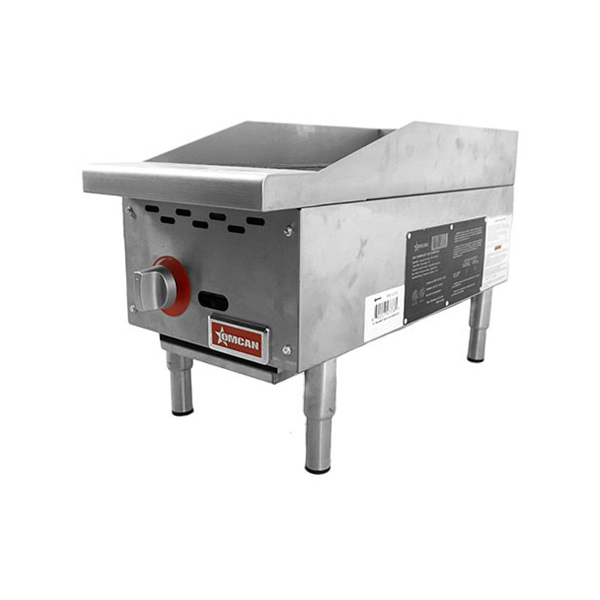 Omcan 47376 12" Countertop Gas Radiant Charbroiler w/ (1) Burner, 35.000 BTU