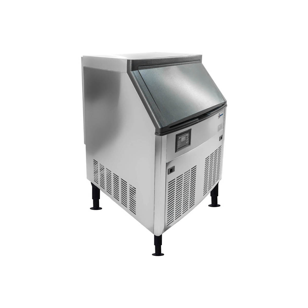 Omcan 47484 26" Air Cooled Full Cube 210 lb Undercounter Ice Machine with 80 lb Bin
