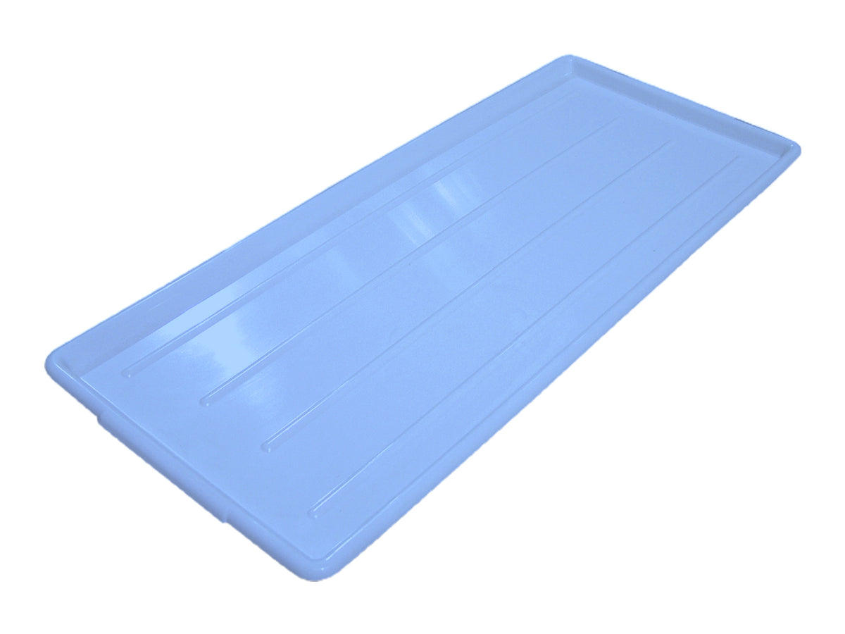 Omcan 47684 12" x 30" Rectangular Bakery Display Tray, Blue Plastic Poly Construction | plastic / poly -