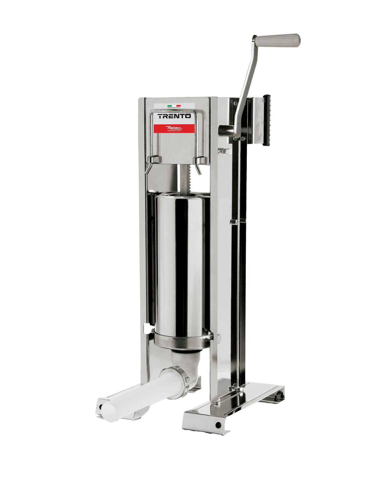Omcan 47716 Trento Manual Sausage Stuffer, 11 lb Capacity, Stainless Steel, Vertical Direction | 11 - 15 lb