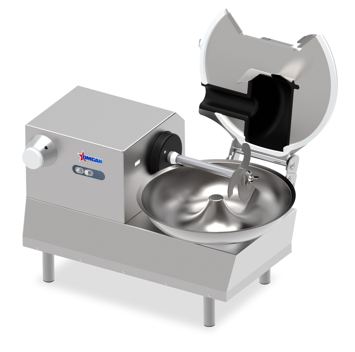 Omcan 47776 (Fp-It-0012) Bowl Cutter, Horizontal, 20 Lb. Bowl Capacity | 35.5" Wide
