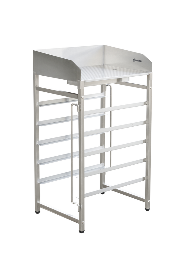Omcan 48179 (48179) French Fry Dump Station, 24"W X 17-1/2"D X 42"H