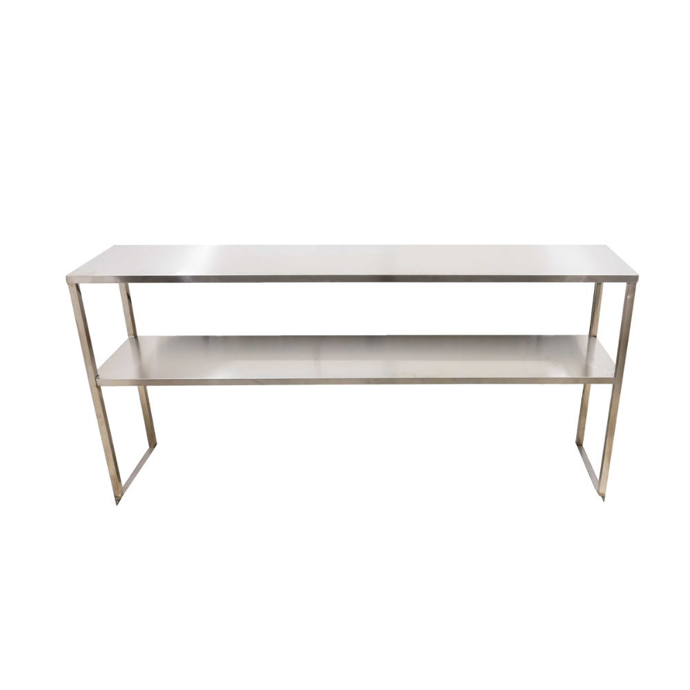 Omcan 48300 Table-Mounted Overshelf | stainless steel