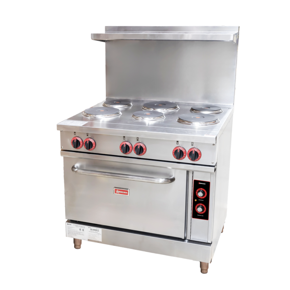 Omcan 49170 (Ce-Cn-0036-Et-1) Commercial Range, Electric, 36"W