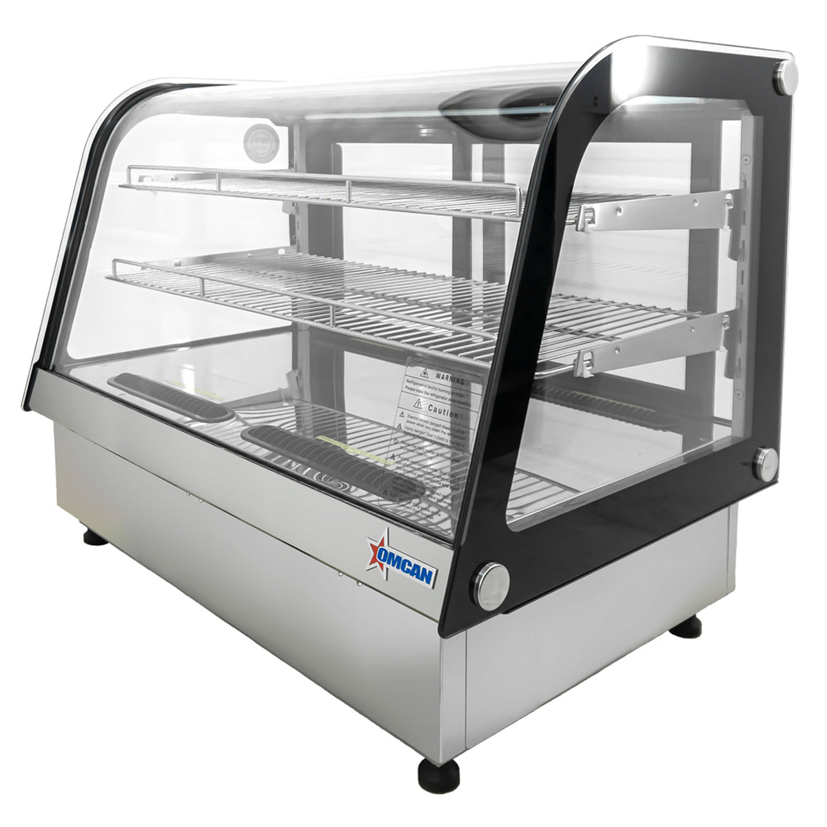 Omcan 48887 37" Curved Refrigerated Deli Display Case