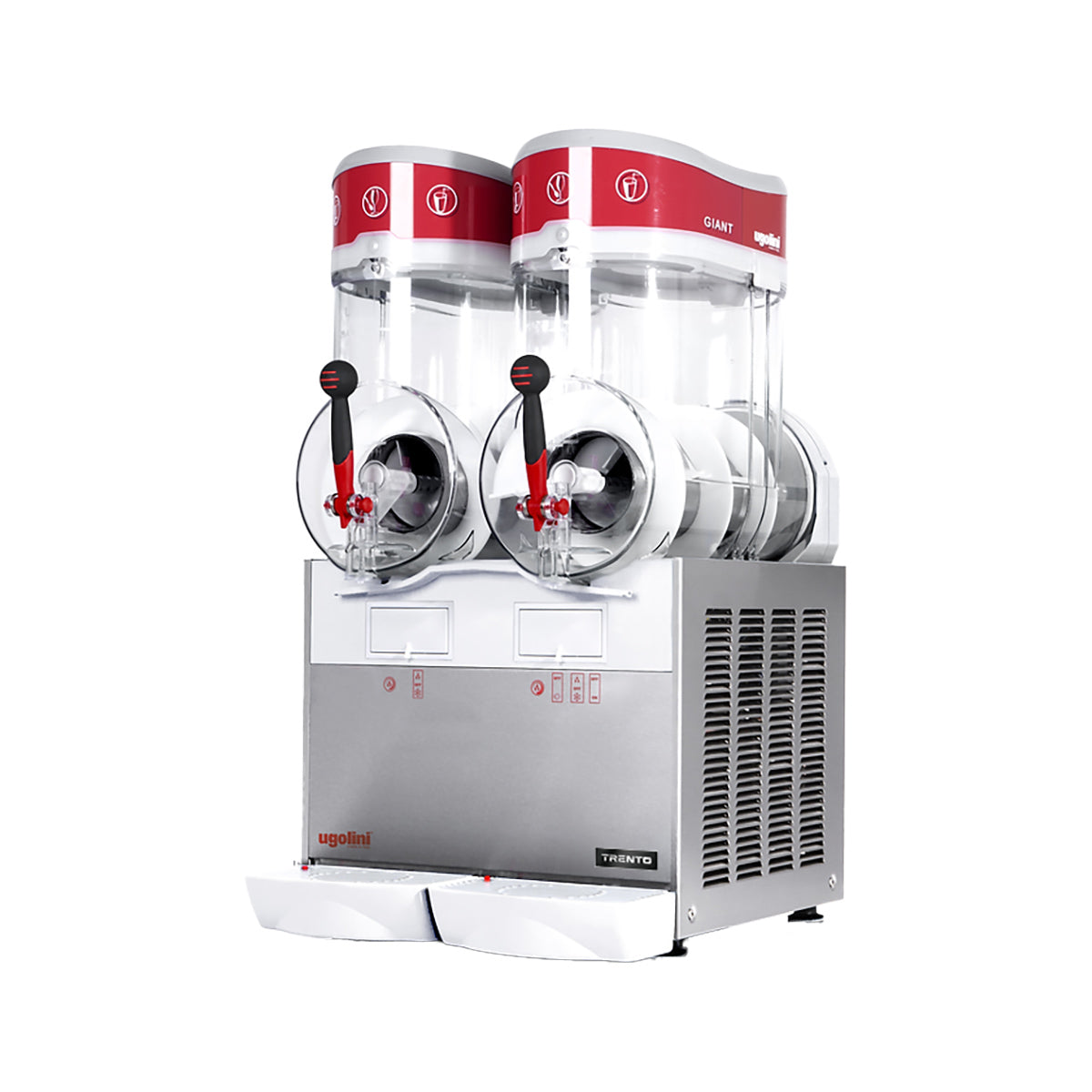 Omcan 49080 Bowl Type Non-Carbonated Granita/Frozen Drink Machine w/3.9 gal -1600W/115V- Double | 21.25" Wide