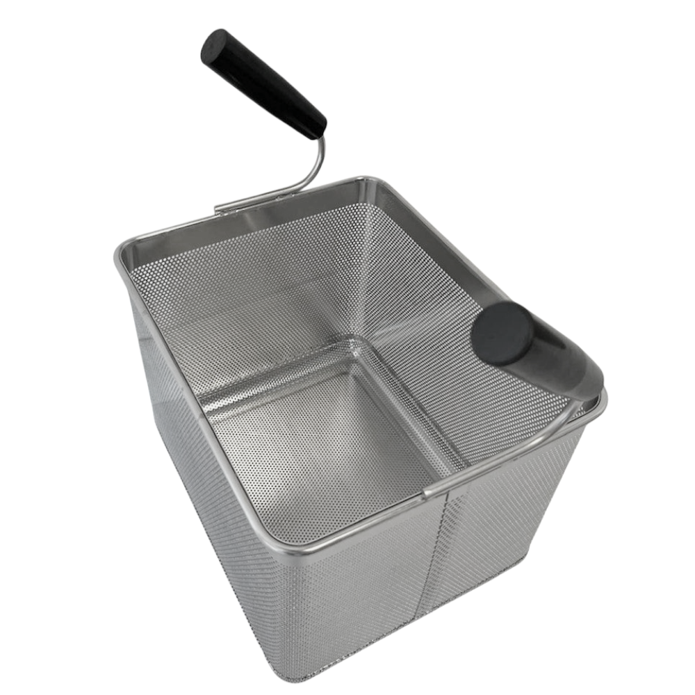 Omcan 49150 (49150) Pasta Cooker Basket, Rectangular, with Two Handles | 10" Wide