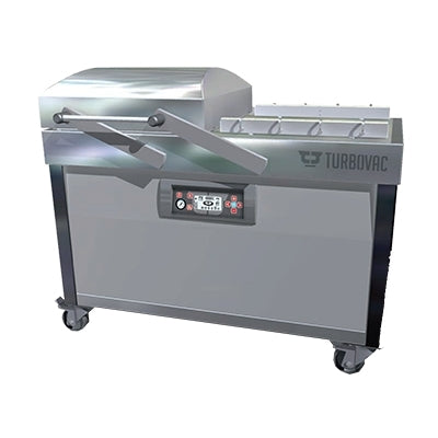 Omcan 50000 Turbovac Floor Model Chamber Vacuum Packaging Machine with (4) 24" Seal Bar | stainless steel