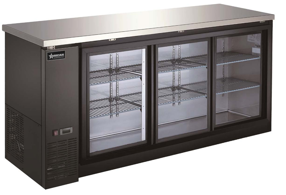 Omcan 51062 Refrigerated Back Bar Cabinet | 72.75" Wide