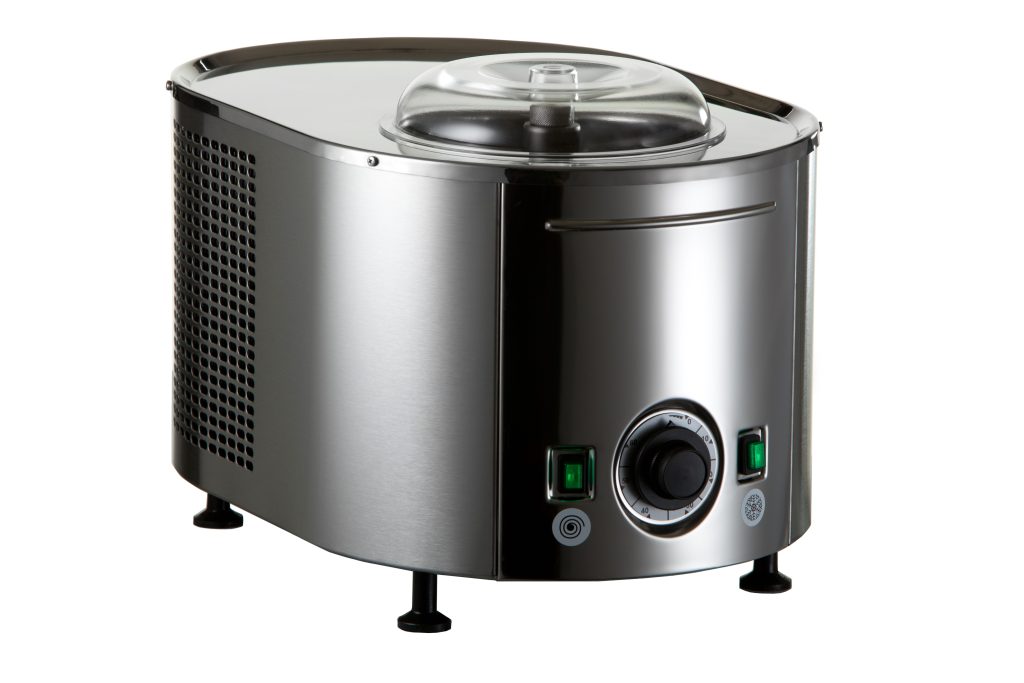 Omcan 58178 (Fr-It-0002) Musso Mini Ice Cream Maker, 2 Liter Capacity | 17.75" Wide