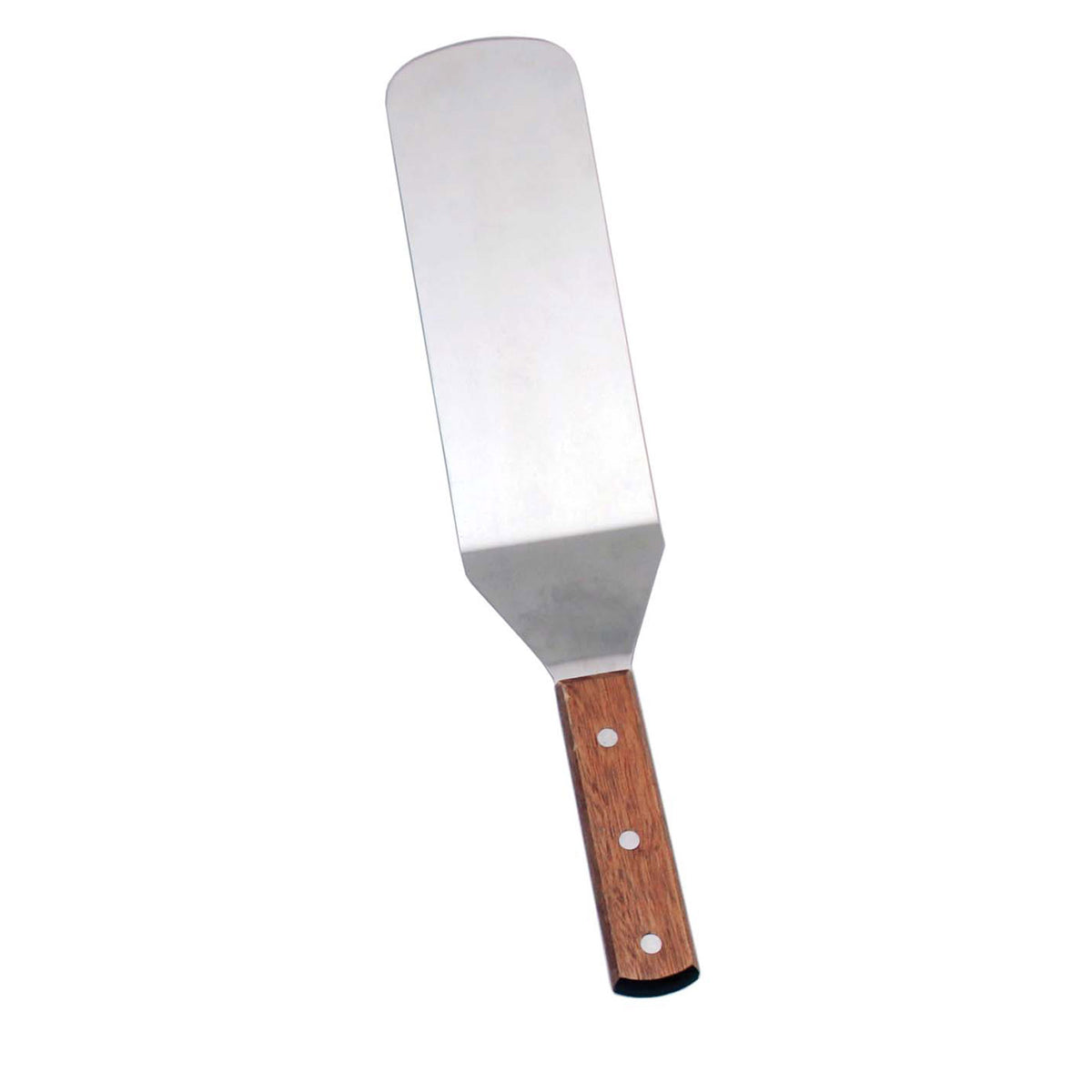Omcan 80005 Flexible Turner, 7" Blade x 2" Width, Stainless Steel Blade, Short Wooden Handle