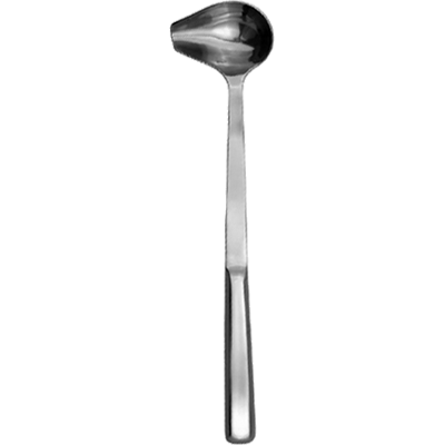 Omcan 80007 Spout Ladle, 1 oz, One-Piece Stainless Steel Construction, Kitchen Utensil | 1/2 to 1-1/2 oz