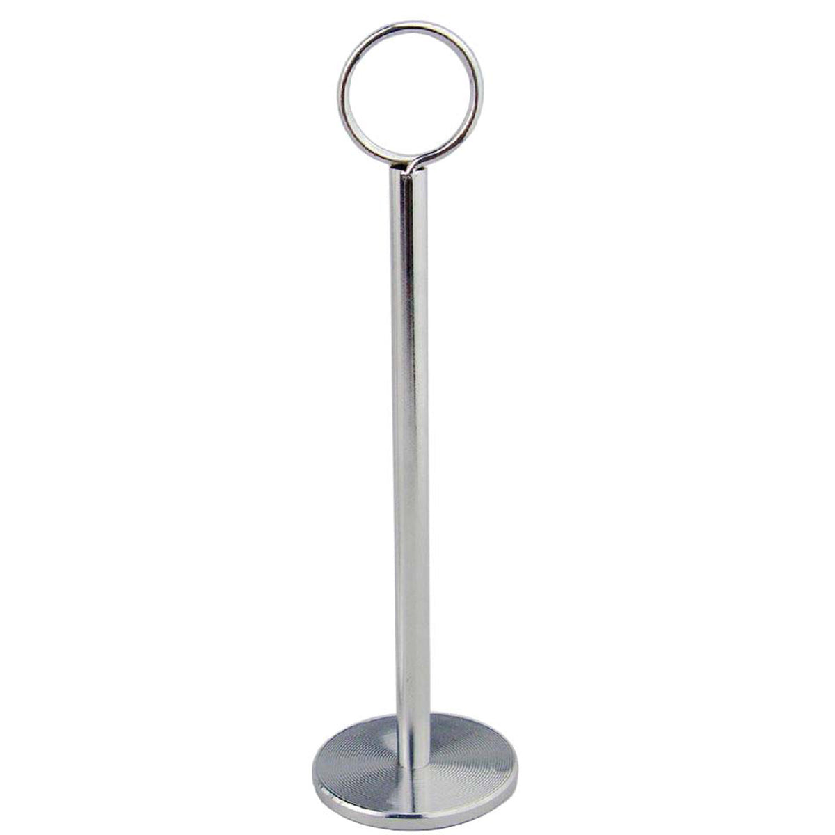 Omcan 80014 Table Number Stand - 8" Height, 2" Chrome Plated Base, 7"-9" Height, Menu Display
