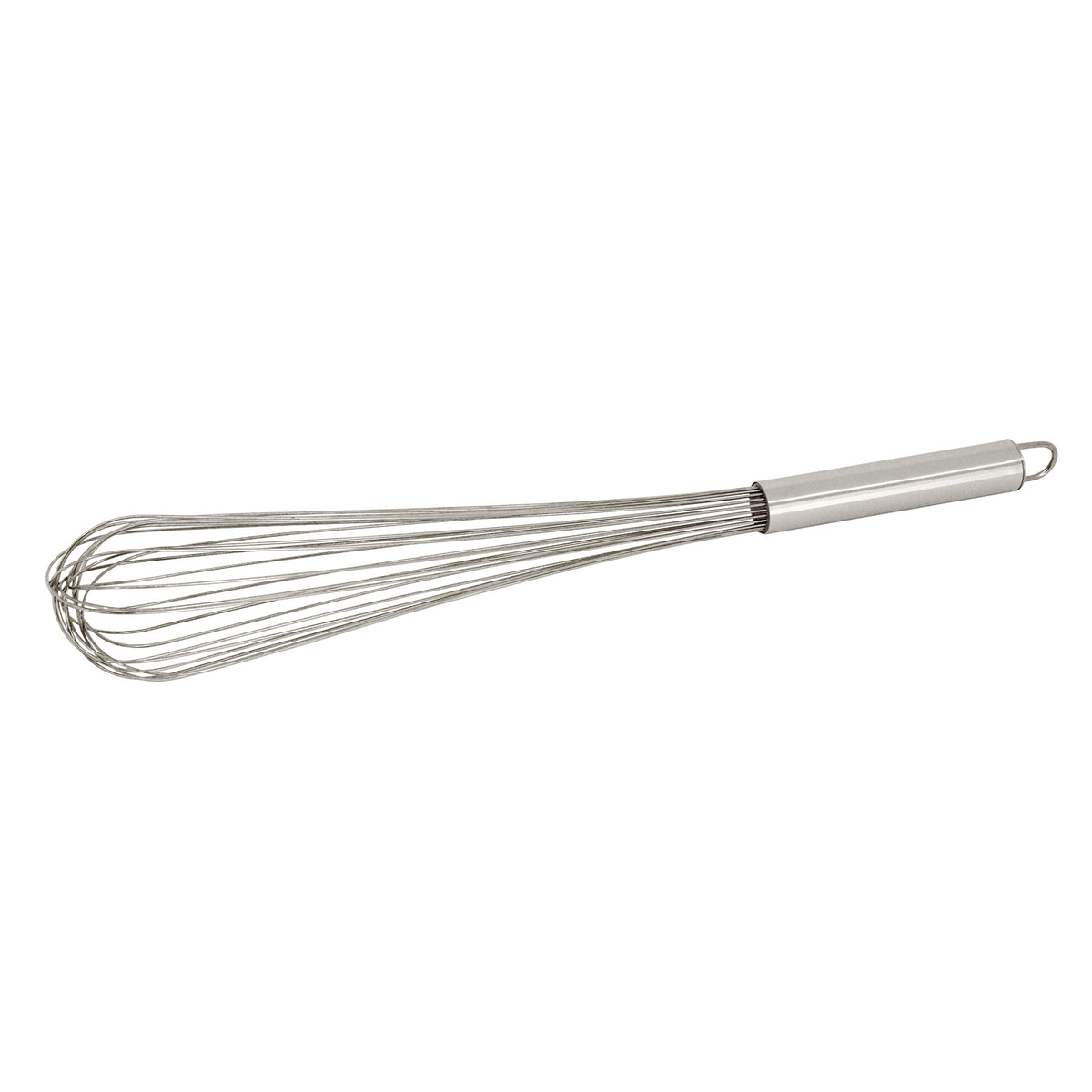 Omcan 80054 Piano Whip - 18" Stainless Steel Kitchen Utensil, Durable Wire Design