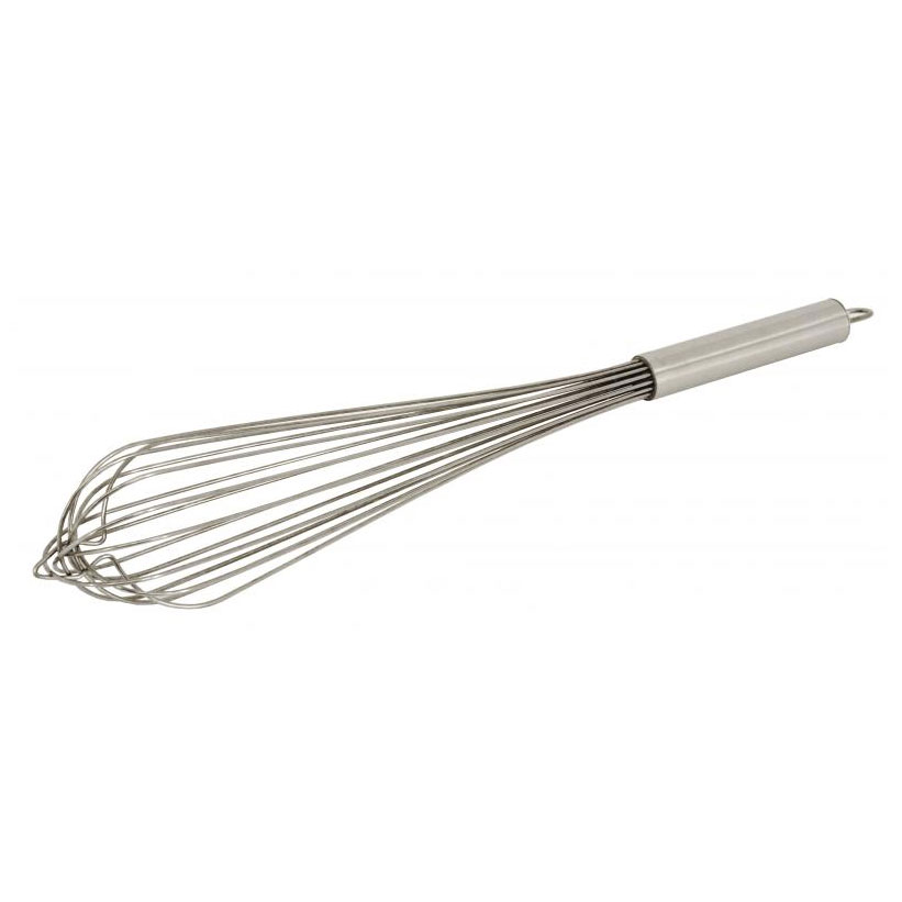 Omcan 80072 French Whip, 10" Length Stainless Steel Kitchen Utensil, Wire Whisk for Baking