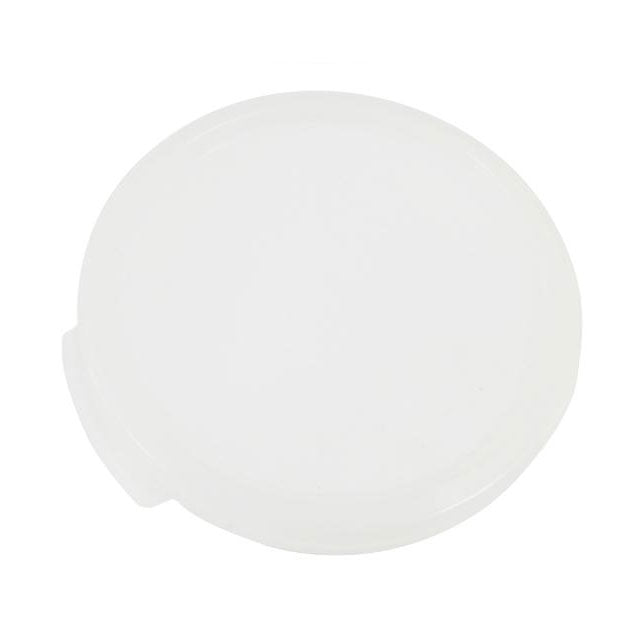Omcan 80198 Round Polycarbonate Food Storage Container Lid, Clear, Fits 6 & 8 Qt Containers