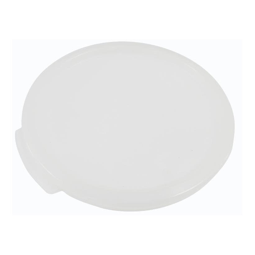 Omcan 80211 Round Polypropylene Lid, Clear Translucent, Fits 12-Qt, 18-Qt & 22-Qt Containers