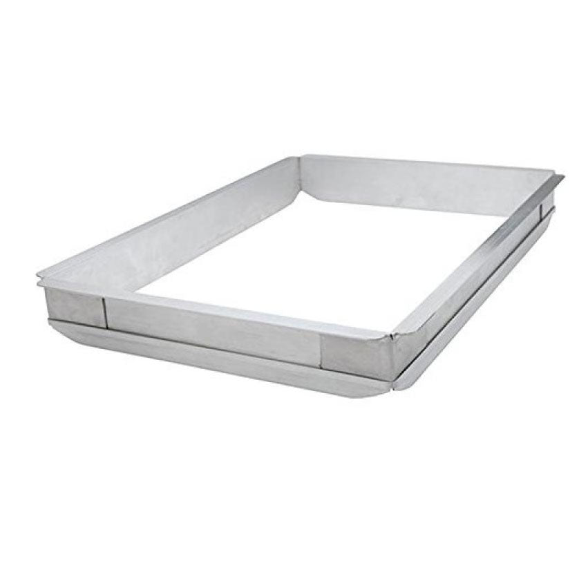Omcan 80254 Sheet Pan Extender - 9-1/2" W x 13" D x 2" H, Aluminum, Fits 1/4-Size Baking Pans