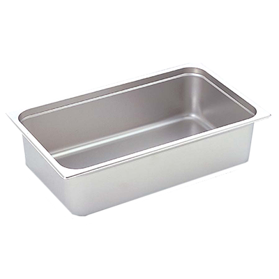 Omcan 80257 Stainless Steel Steam Table Pan, 20-3/4" x 12-3/4" x 2-1/2" Deep, NSF
