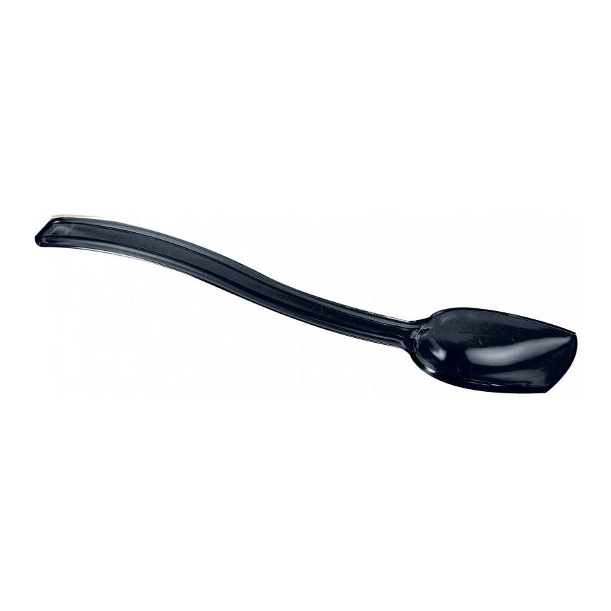 Omcan 80289 Buffet Serving Spoon - 9" Polycarbonate, Black Handle, NSF Kitchen Utensil | plastic / poly -