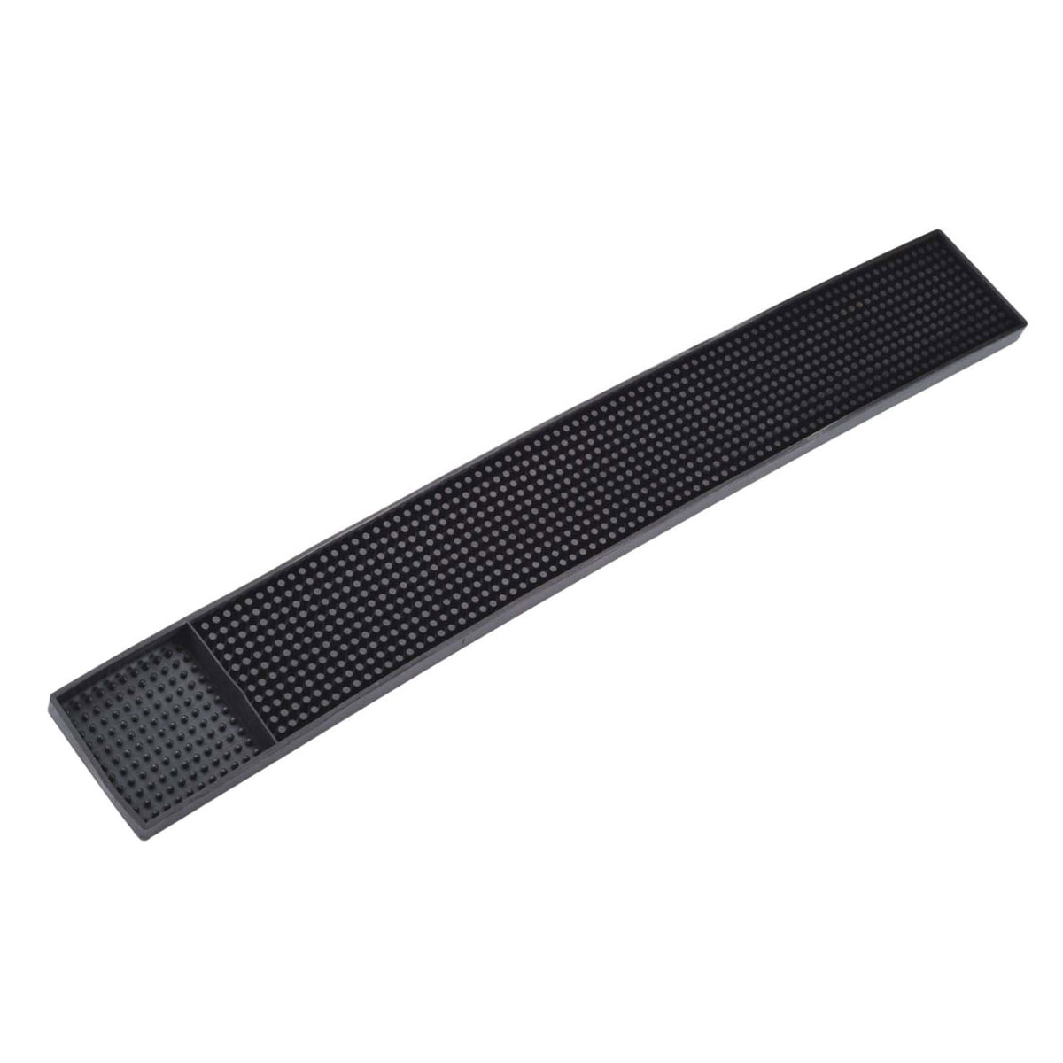 Omcan 80364 Bar Spill Mat - 27" x 3-1/4" Brown Non-Slip Bar Mat For Bartenders