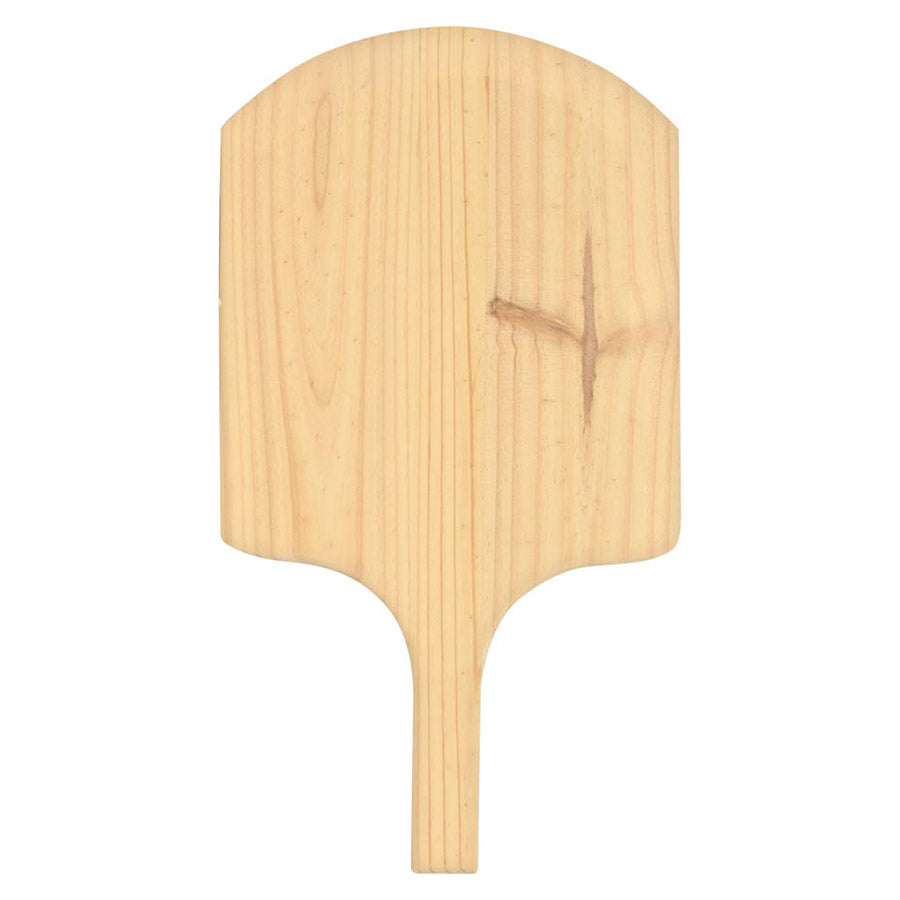 Omcan 80600 Pizza Peel - 12" x 14" Rect Wood Blade, 22" Overall Length, Tapered Wood Handle