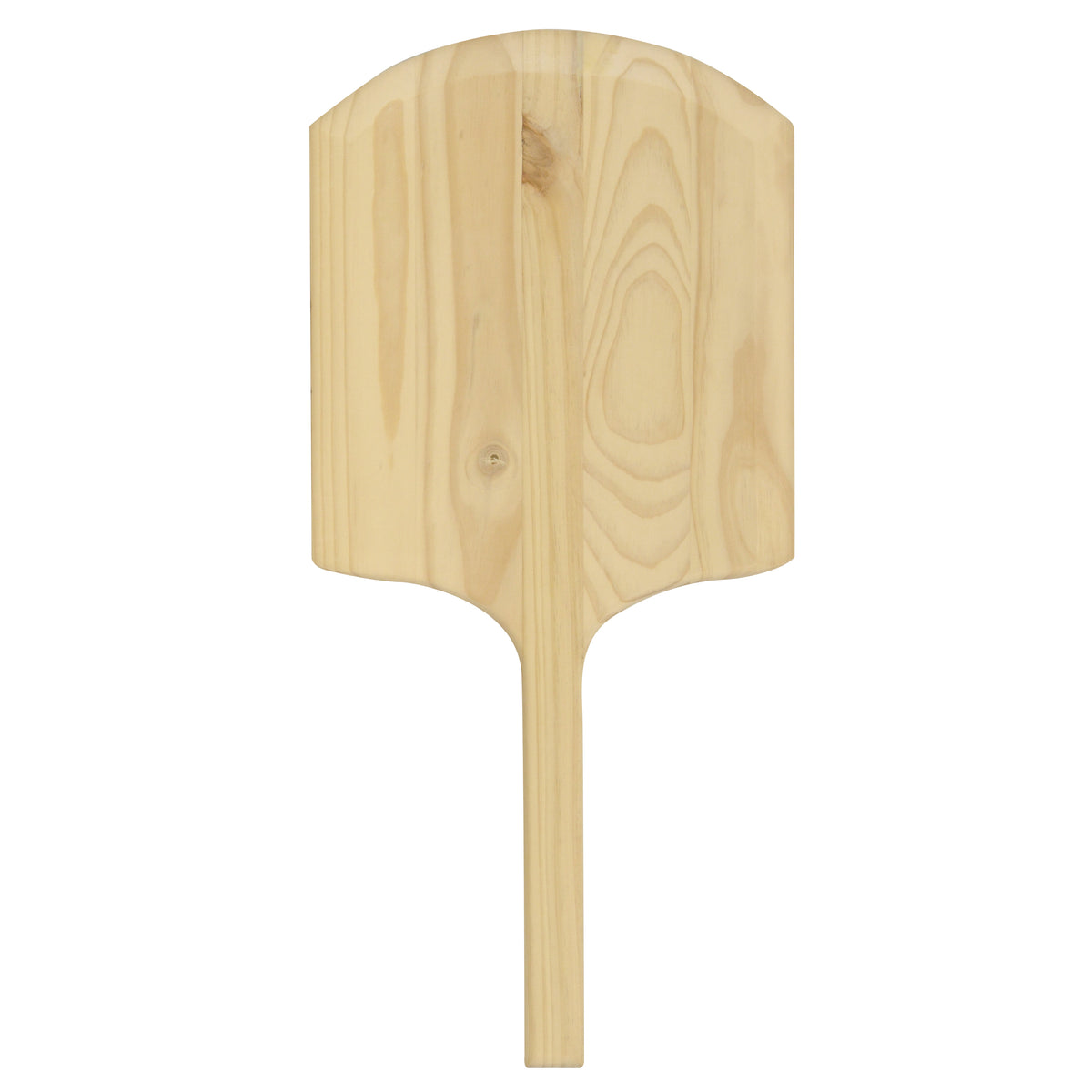 Omcan 80604 Pizza Peel - 14" x 16" Rectangular Wood Blade, Tapered, 30" Length, Wood Handle