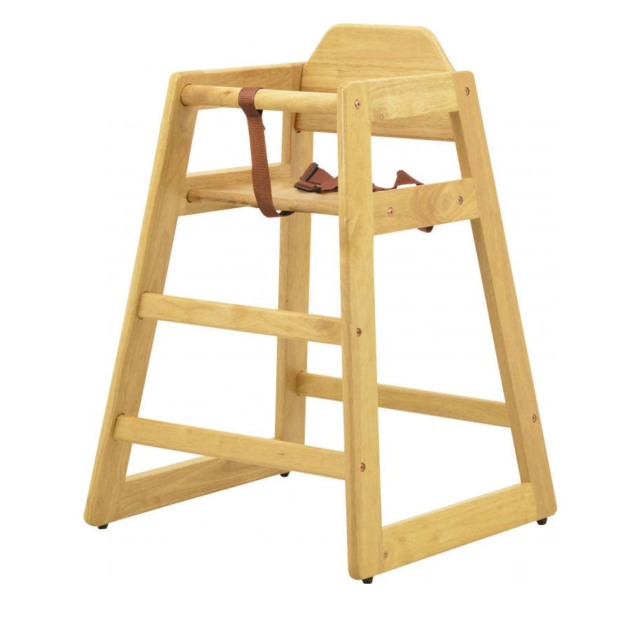 Omcan 80610 Wood High Chair | 20" Wide