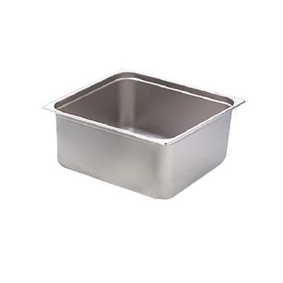 Omcan 80615 Steam Table Pan, 2/3 Size Solid Stainless Steel, 13-7/8" x 12-2/3" x 6" Deep, NSF