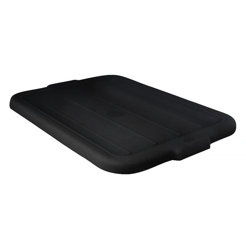 Omcan 80626 Bus Box Cover, 16" x 23", Black Polypropylene, NSF Certified, Fits Standard Bus Boxes
